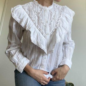 Mango Vintage Design Blouse